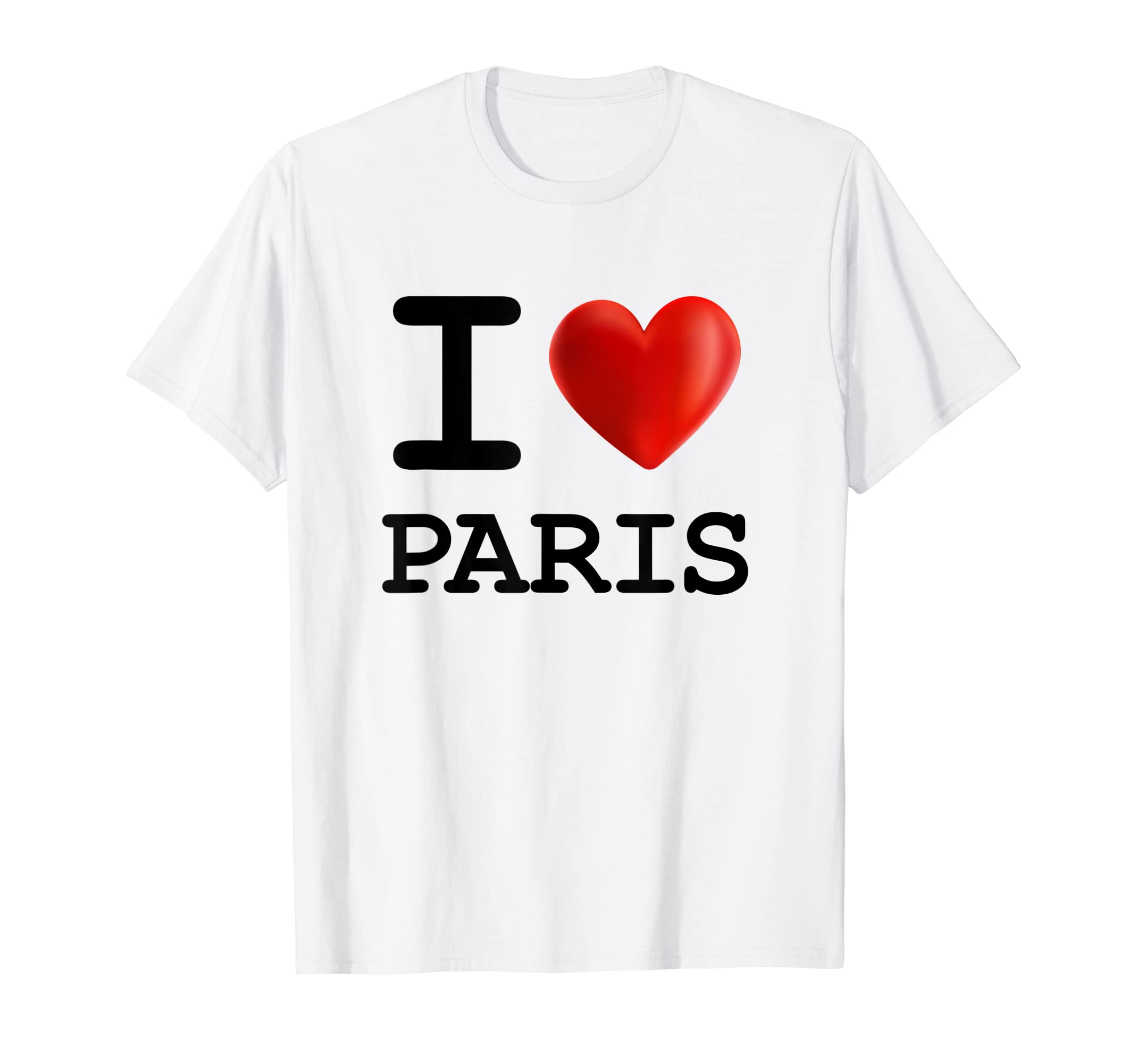 Amazon | I Love PARIS お土産 観光家 ハート Tシャツ Tシャツ | T